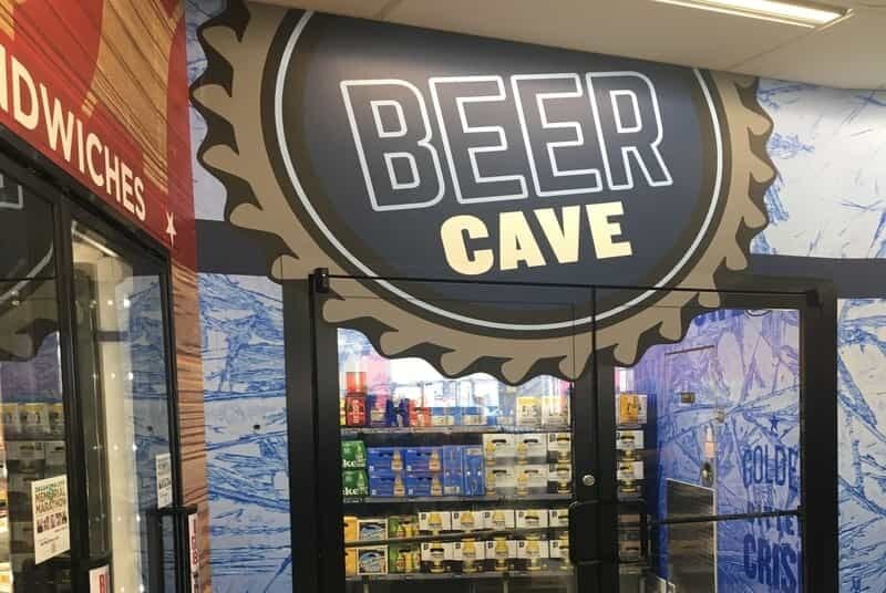 beer cave walk-in