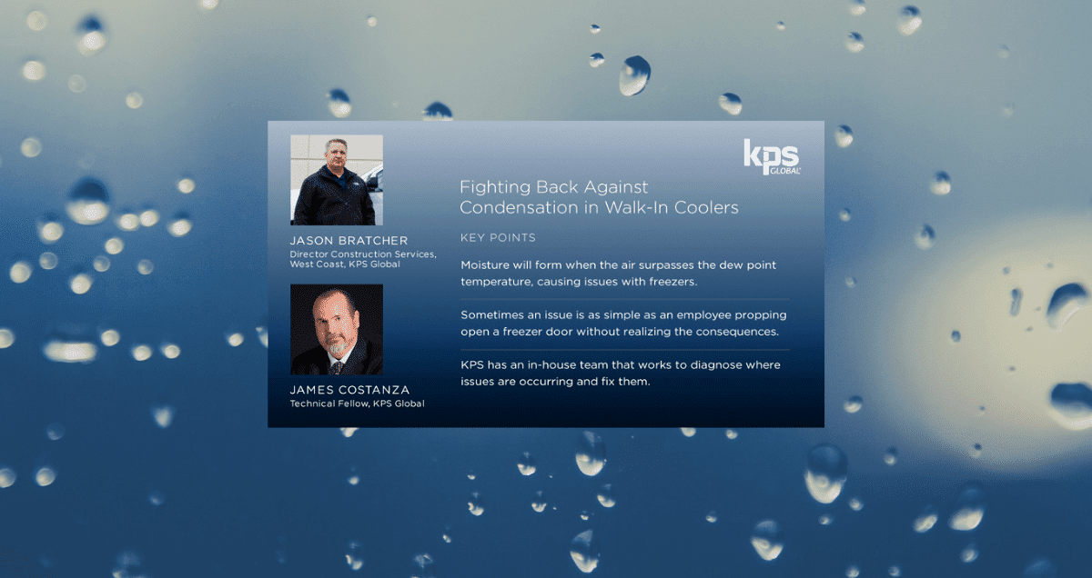 podcast image on condensation in walkins