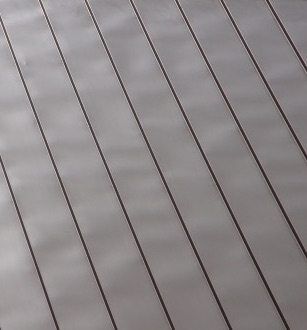 metal facing showing imperfections of bubbles in the metal facers from elemental effects