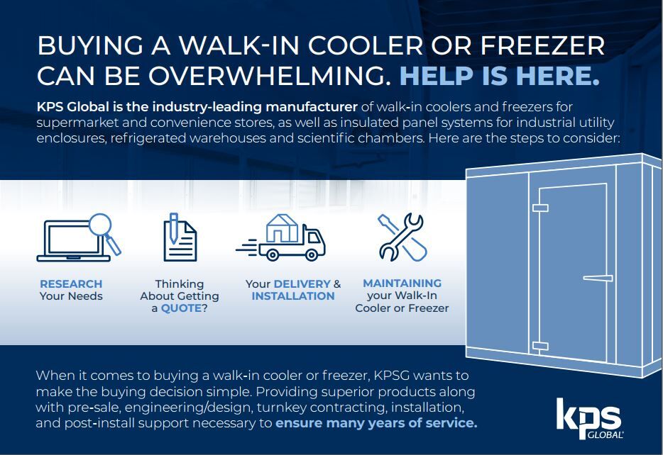 buying a walk-in cooler infographic