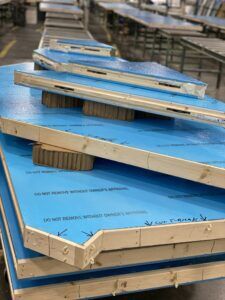 insulated metal panels with custom difficult shapes
