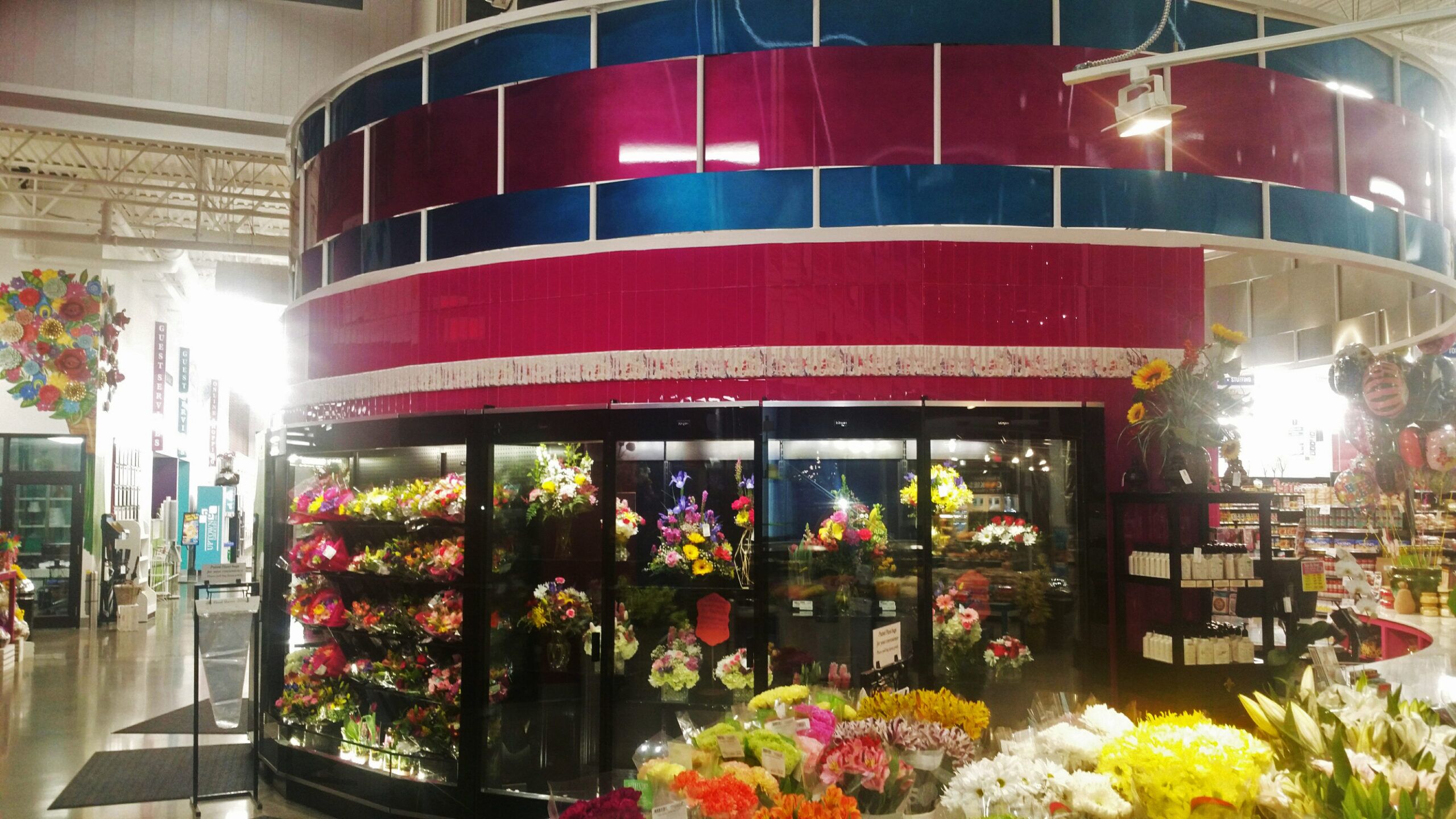 Floral Walk-In Cooler