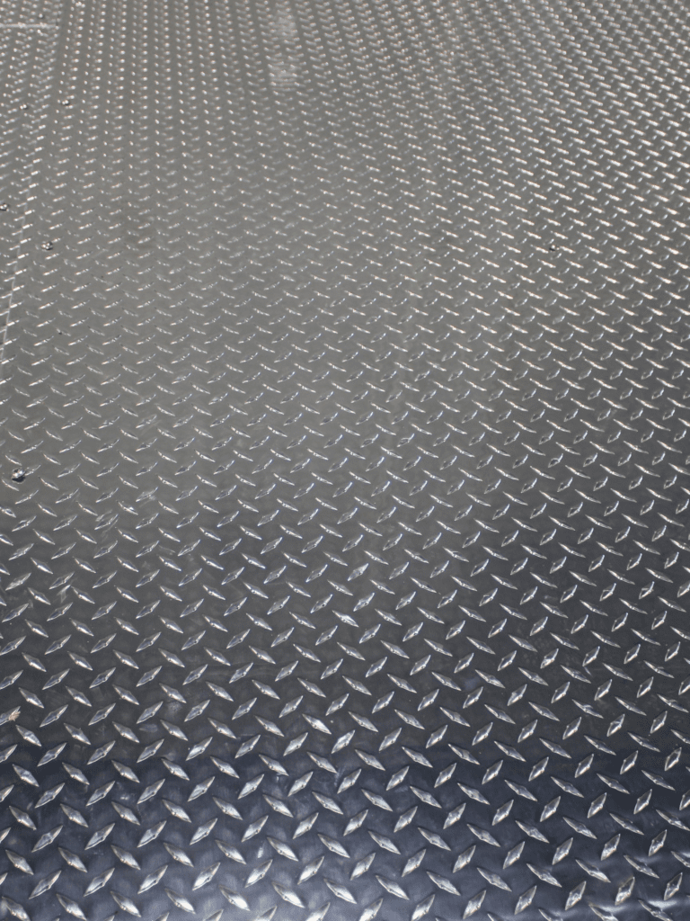 metal sample with slip resistant DTA