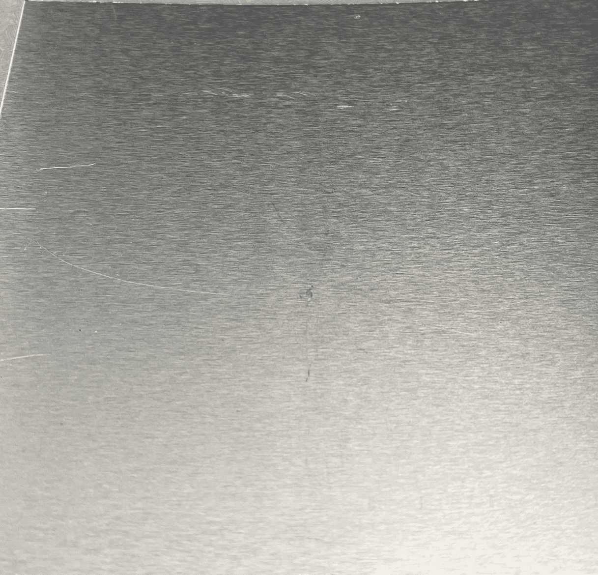 smooth metal finish sample